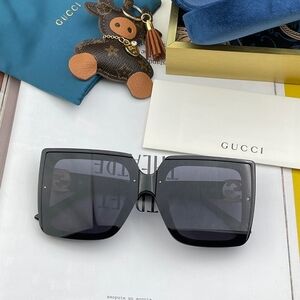 Gucci Oversized Square Black Sunglasses